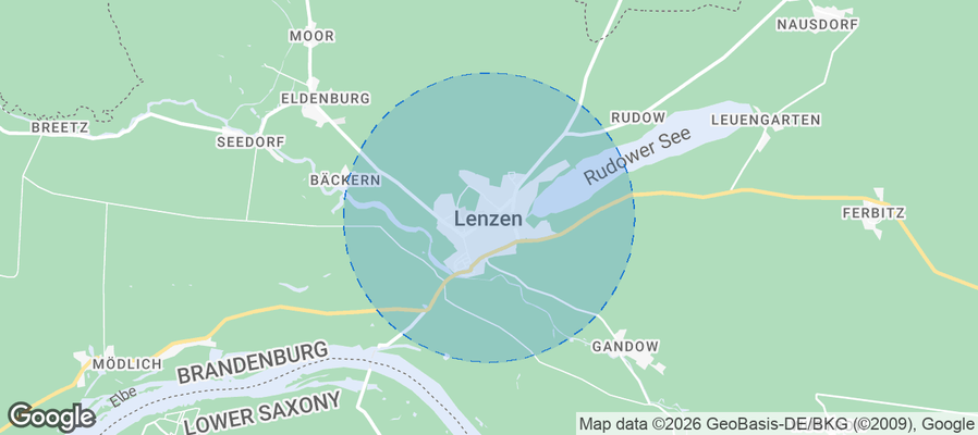 Lenzen (Elbe) Airbnb map